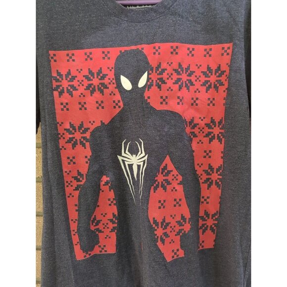 Marvel Spiderman Blue T-Shirt Size Medium - Picture 2 of 3